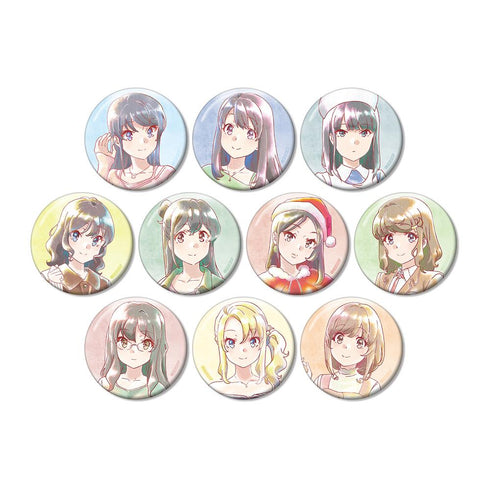 『青春ブタ野郎はサンタクロースの夢を見ない』トレーディング Ani-Art aqua label 缶バッジ(単位/BOX)